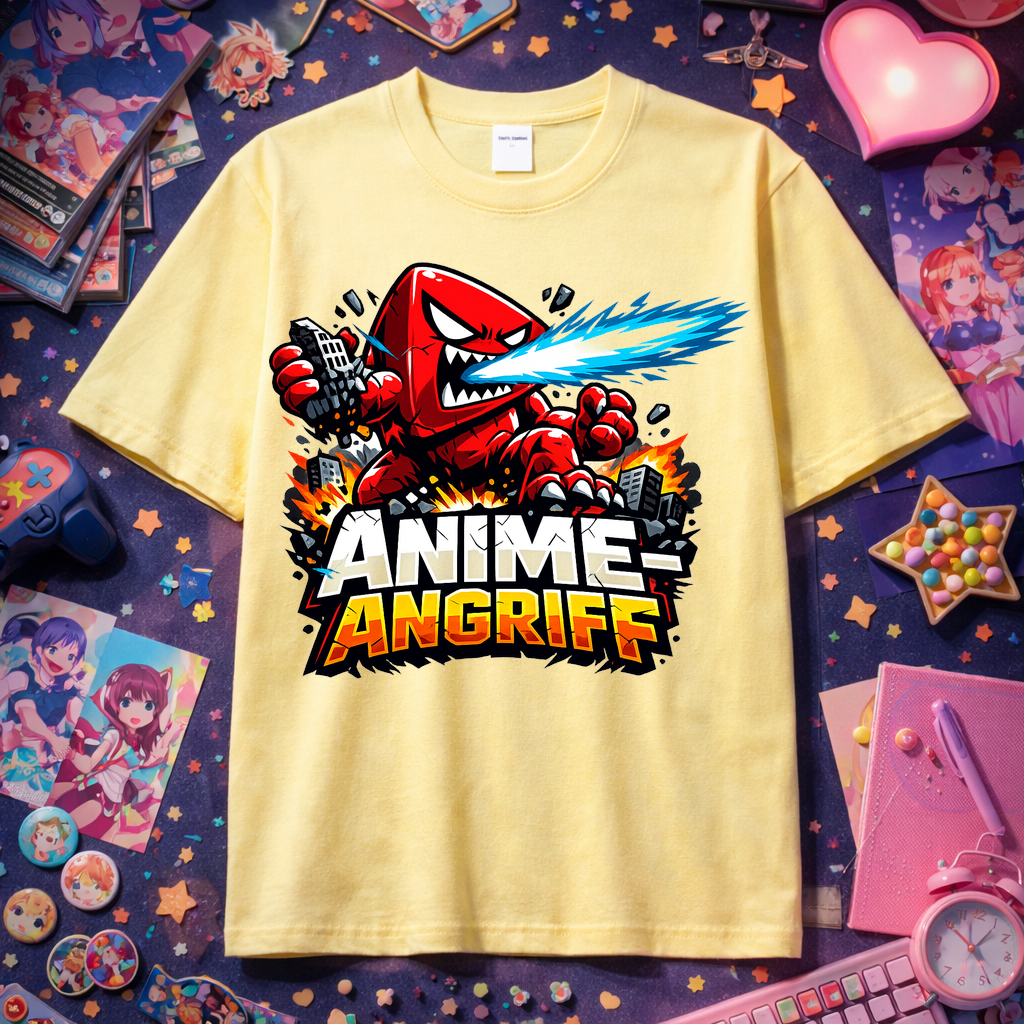 T-Shirt Anime-Angriff: Epischer Style für Anime-Fans