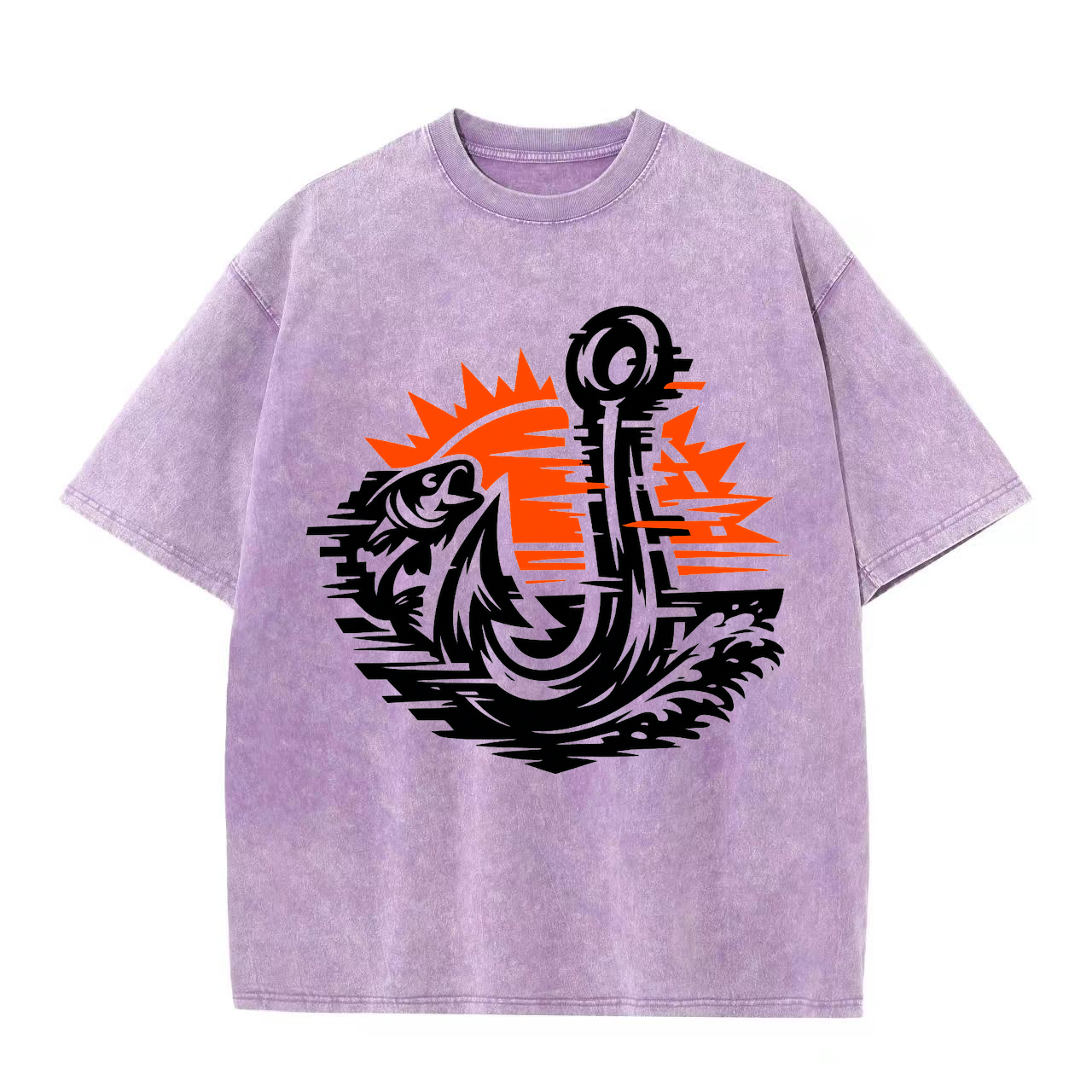 t-shirt Angelglück am Wasser