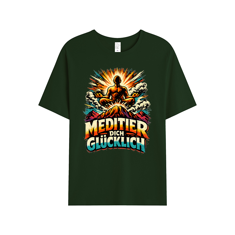 T-Shirt Glücksmeditation Yoga Shirt
