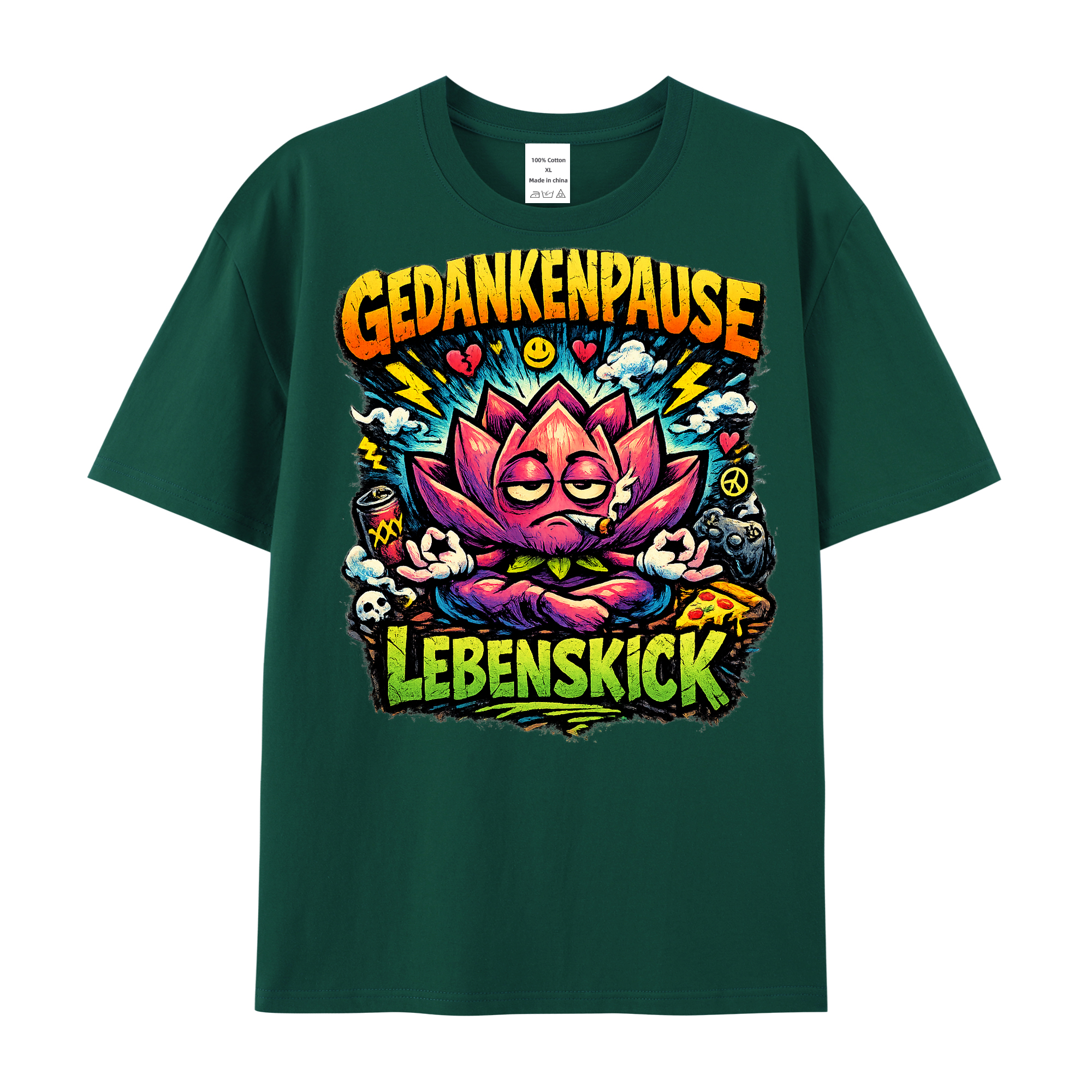 T-Shirt Gedankenpause Lebenskick Flow