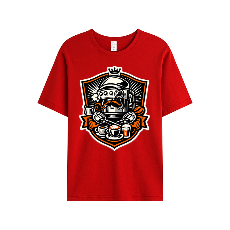 T-shirt Espresso Heraldry Wappen der Kaffeeliebe