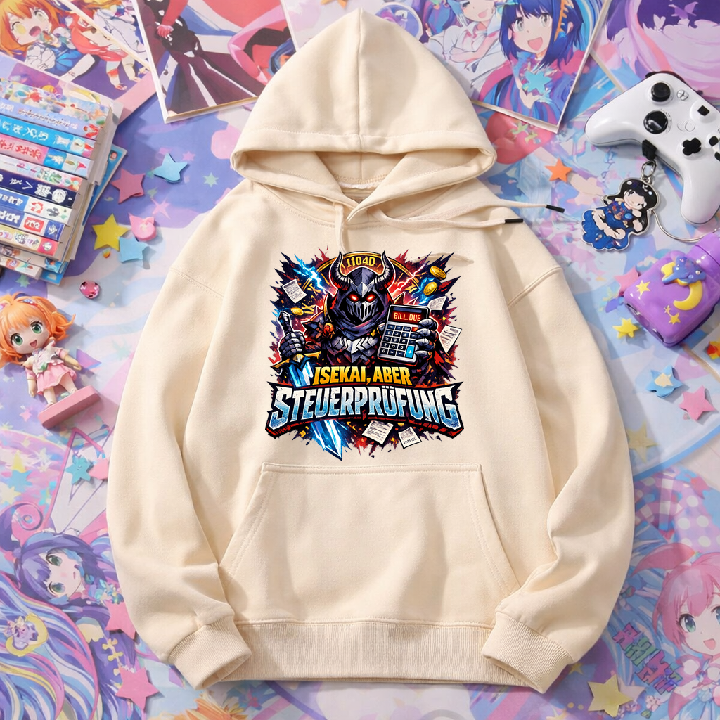 Hoodie Isekai Steuerprüfung Chaos