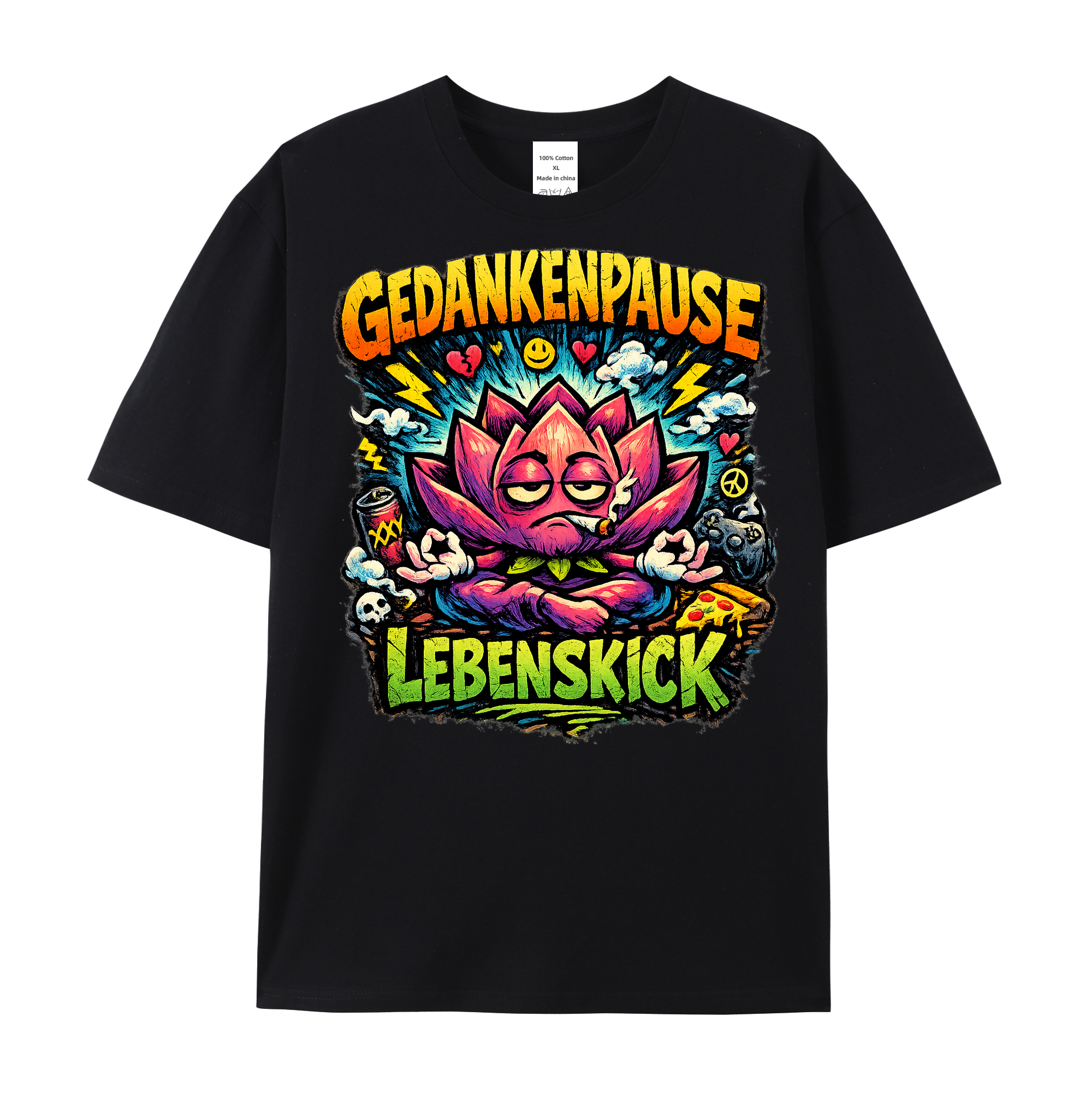 T-Shirt Gedankenpause Lebenskick Flow