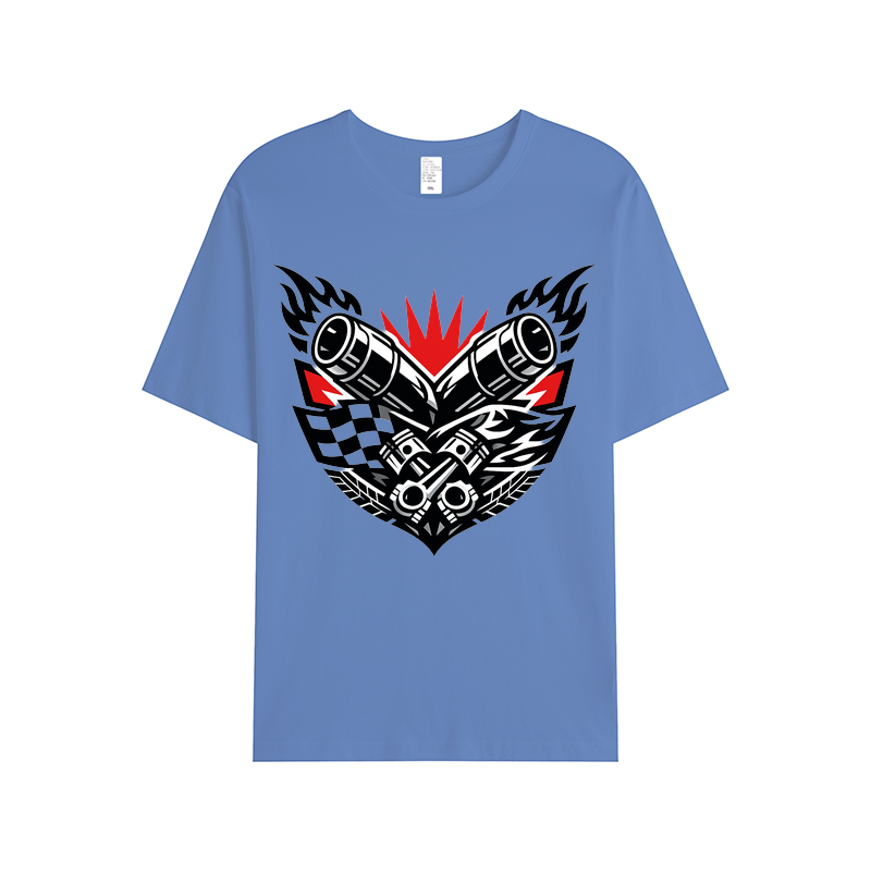 T-shirt Auspuff-Eid des Helden Emblem