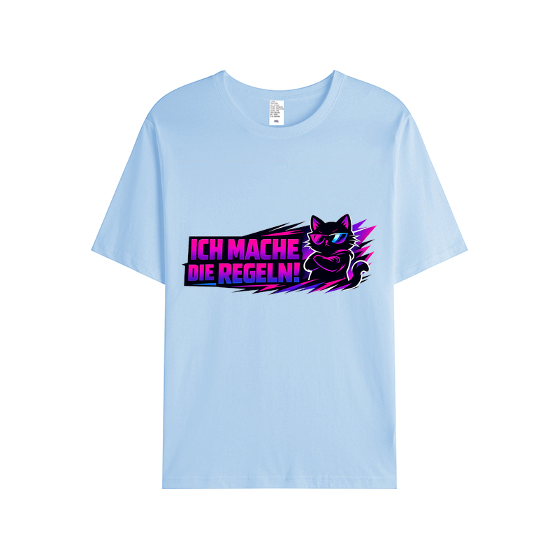 T-Shirt Katzenkönig: Ich mache die Regeln!