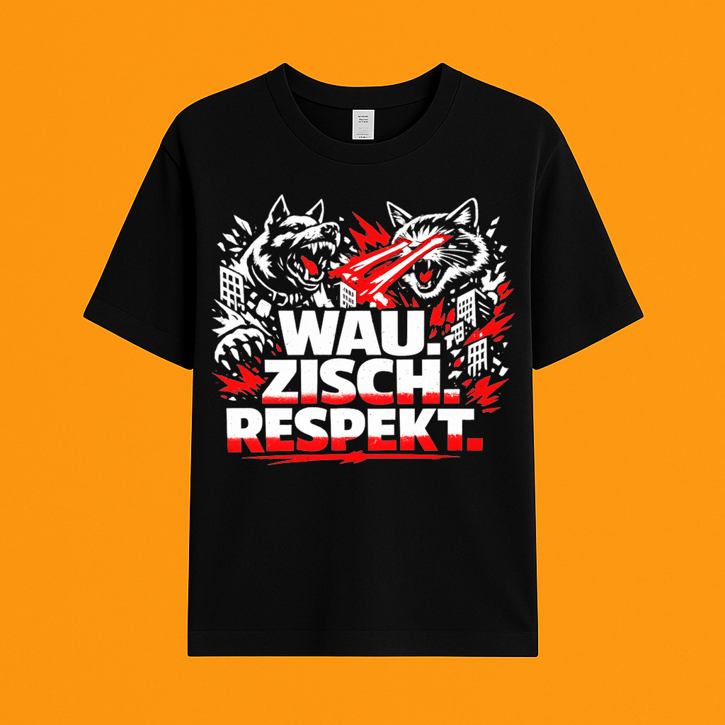 T-Shirt Wau Zisch Respekt Haustier Style