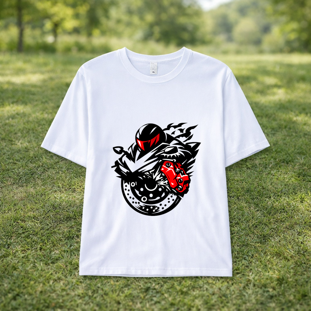 T-shirt Bremsstaub-Riff der Kurvenklang