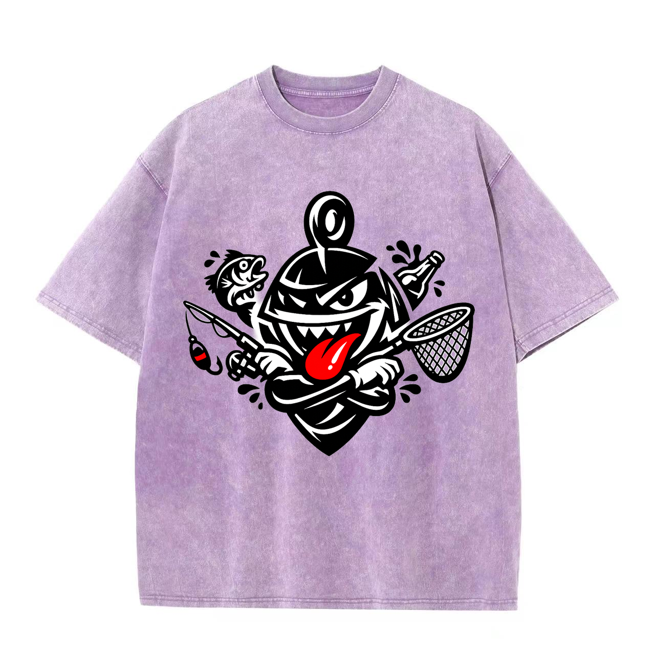 t-shirt Angelglück am Wasser