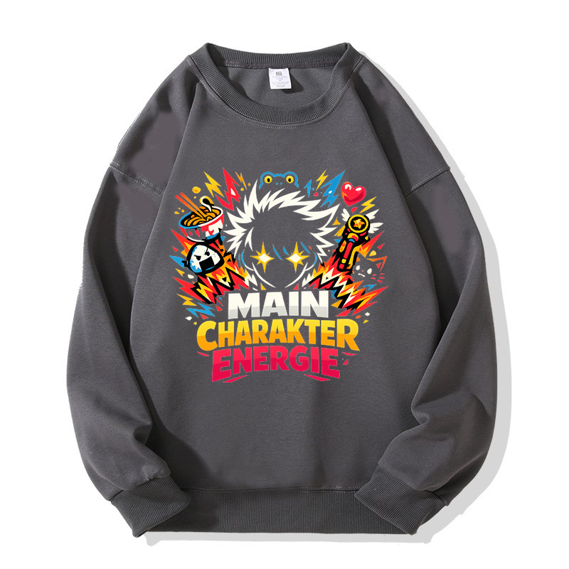 Sweatshirt Main Character Energie Anime Vibes