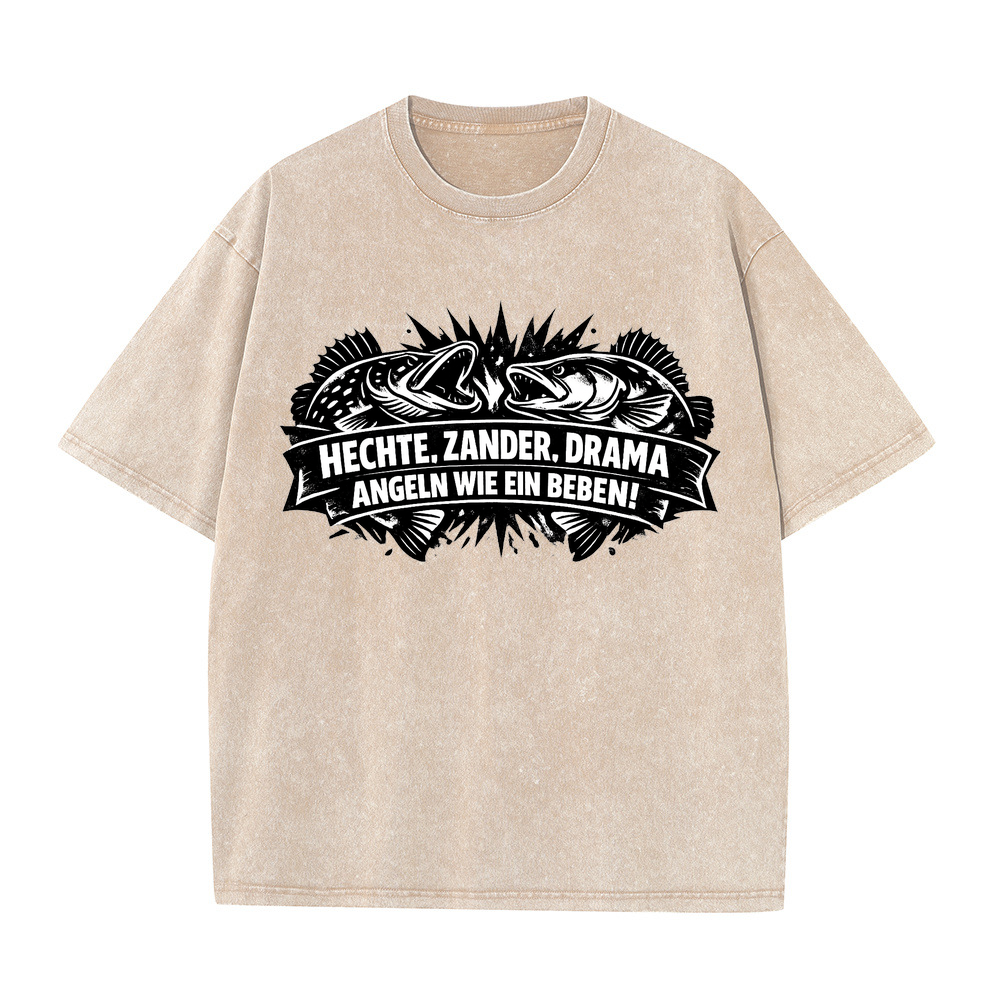 T-Shirt AngelDrama – Hechte & Zander im Fokus