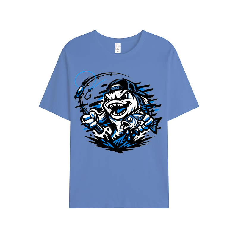 T-Shirt Angelglück am Wasser