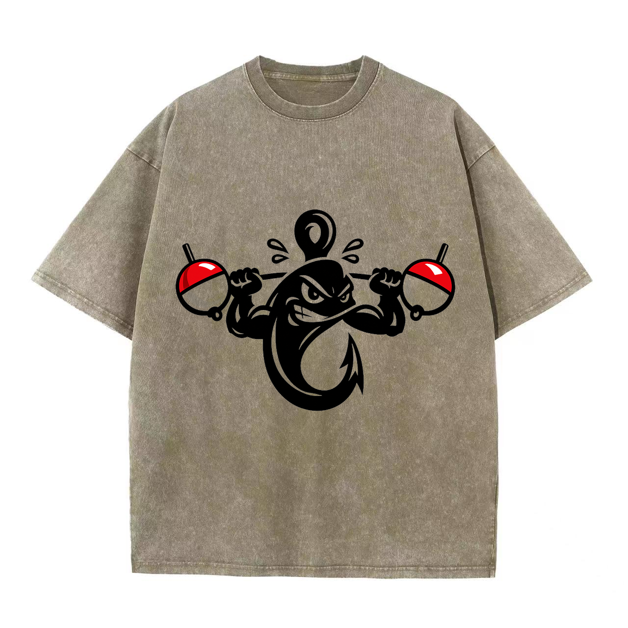 T-Shirt Angelglück am Wasser