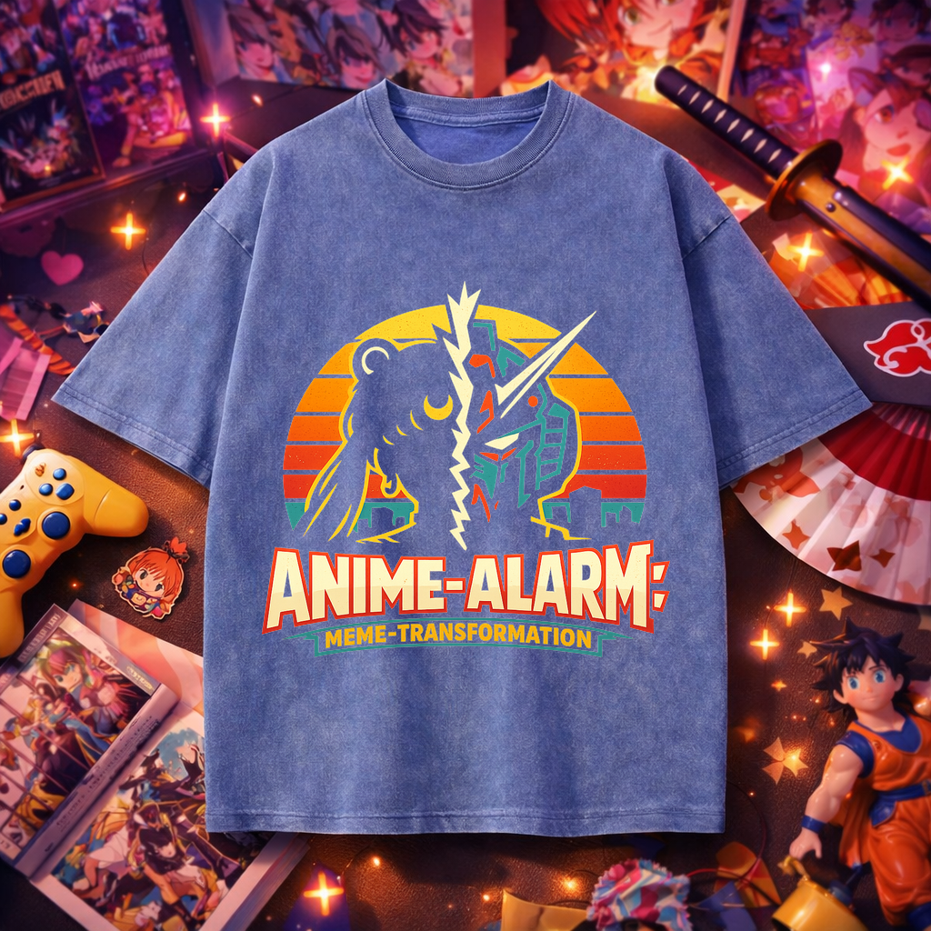 T-Shirt Anime-Alarm: Meme-Transformation