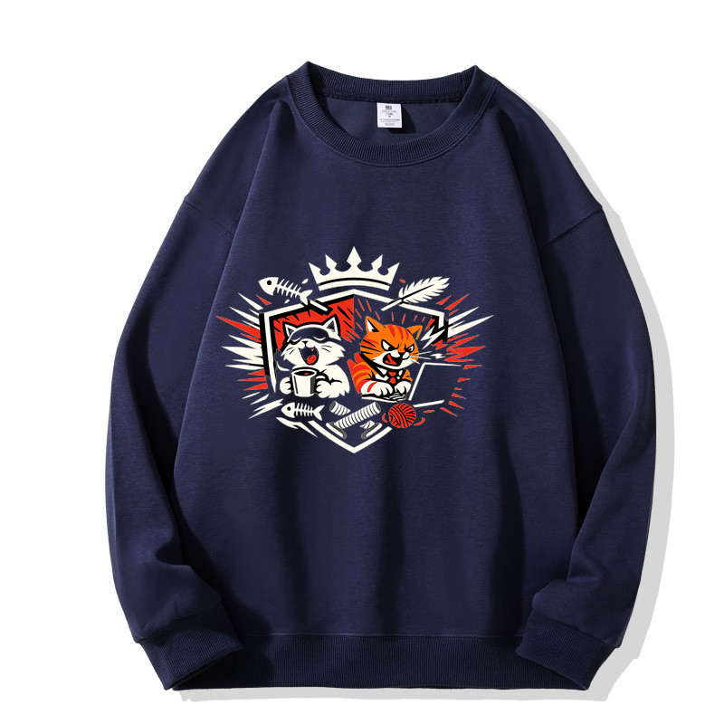 Sweatshirt Katzenkönig Kuschelmodus