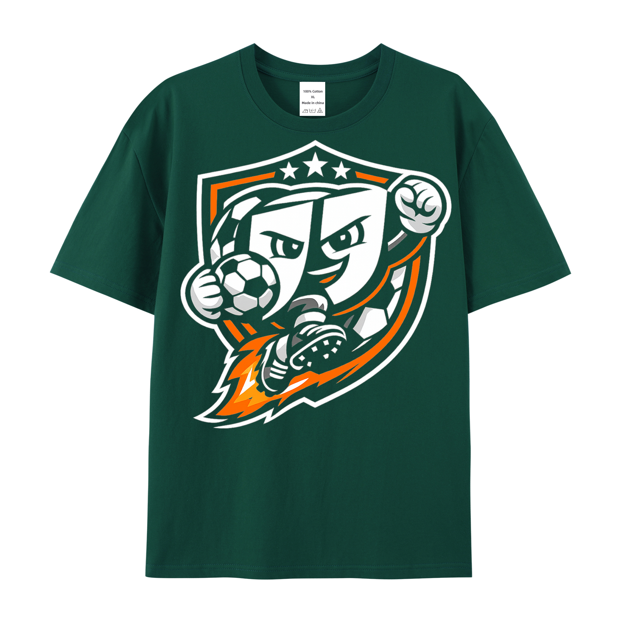 T-shirt Unaufhaltsamer Wirbelkicker im Lichtwirbel