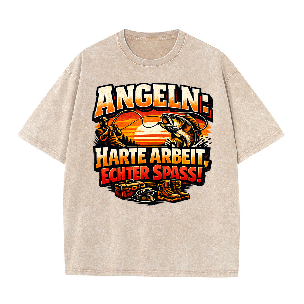 T-Shirt Angelträume: Arbeit & Spaß vereint