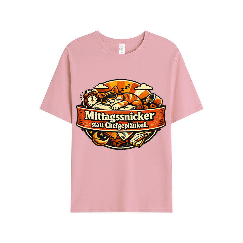 T-Shirt Mittagsnicker Katze Vibes