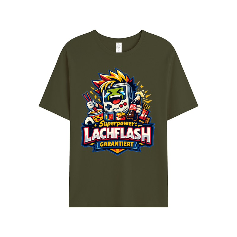 T-Shirt Lachflash Superpower Anime Edition