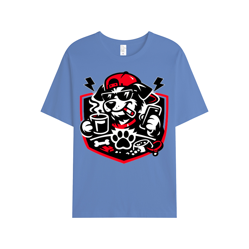 T-Shirt Hundeglück auf vier Pfoten