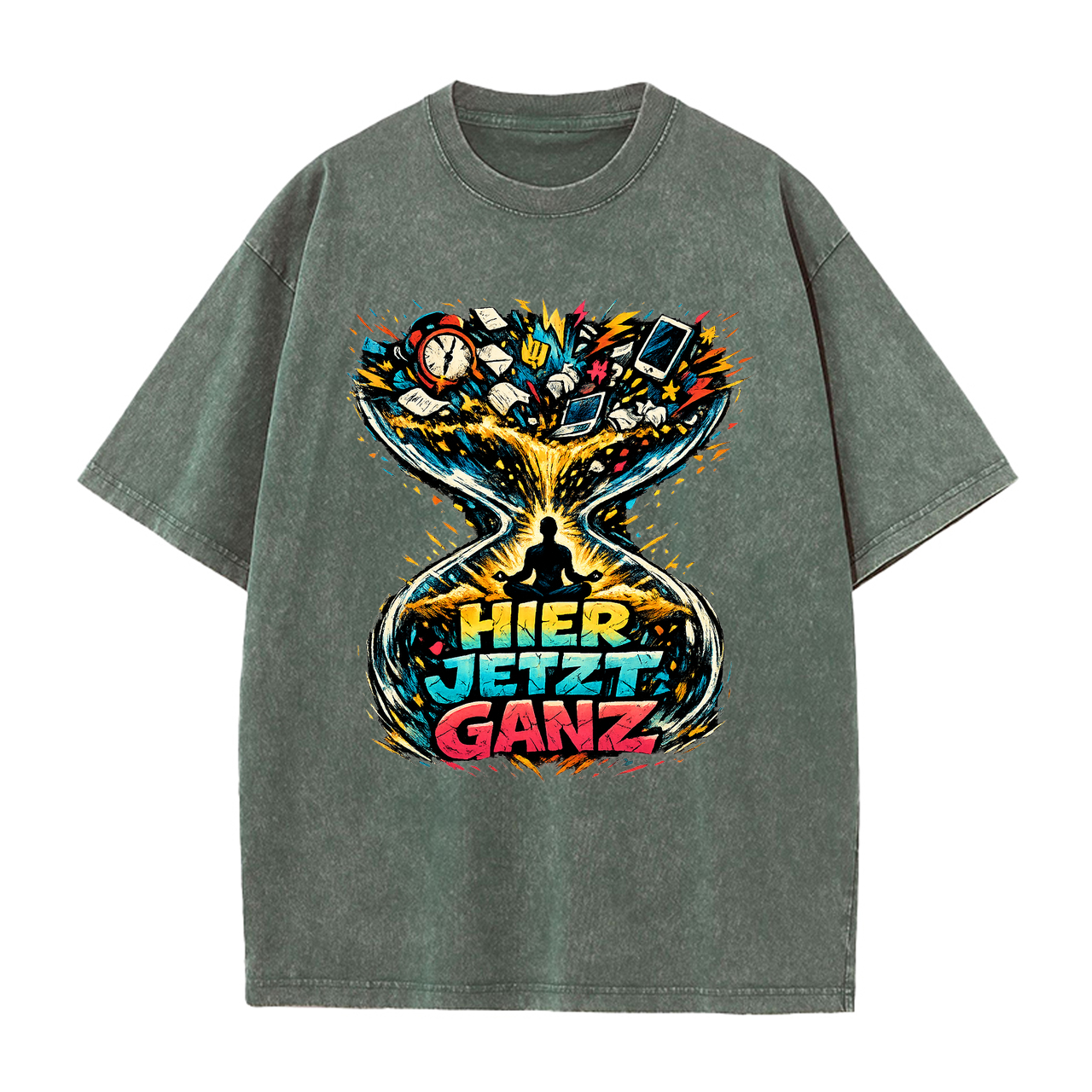 T-Shirt Yoga Zen Moment Ganzheit
