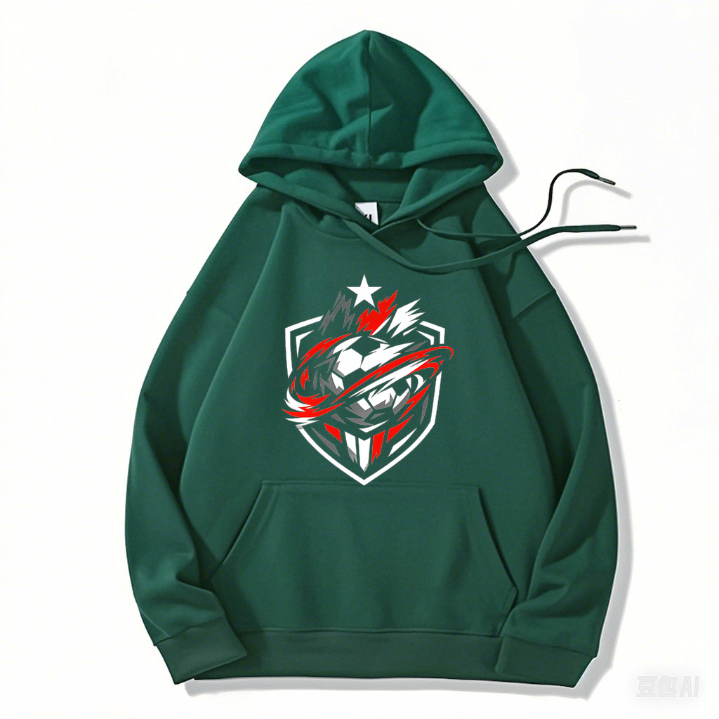 Hoodie Stolzes Turnierabzeichen im Flutlichtlicht
