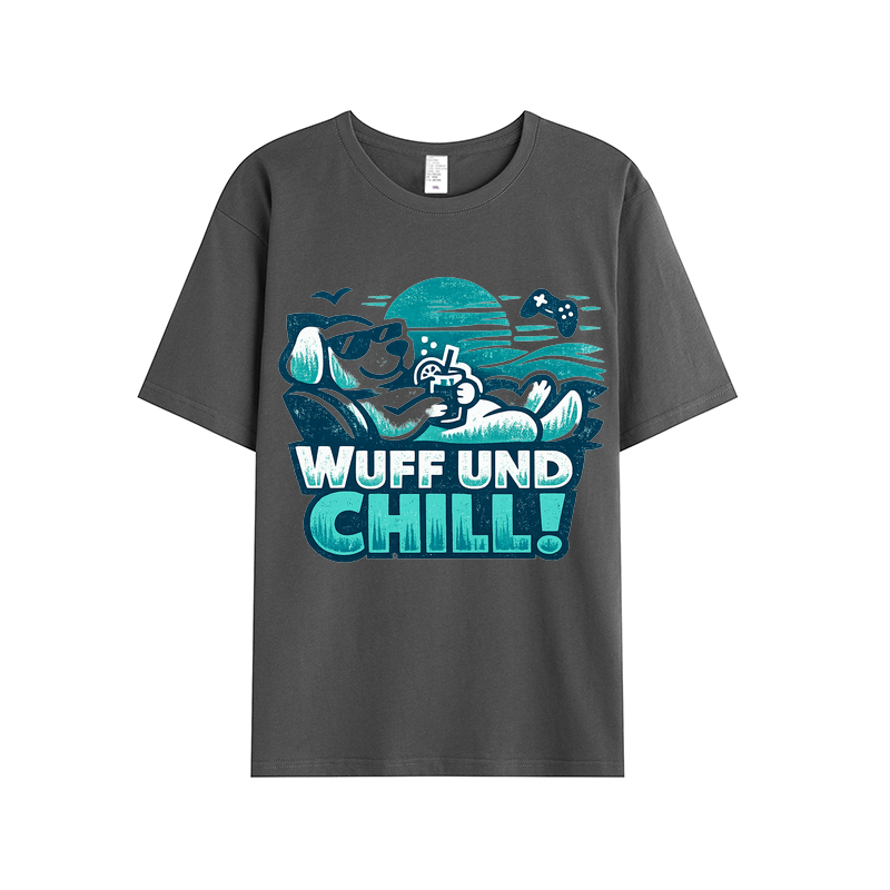 t-shirt Wuff & Chill Hunde-Vibes