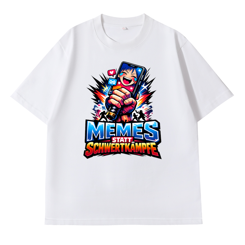 T-Shirt MemeKampf statt Schwertaction