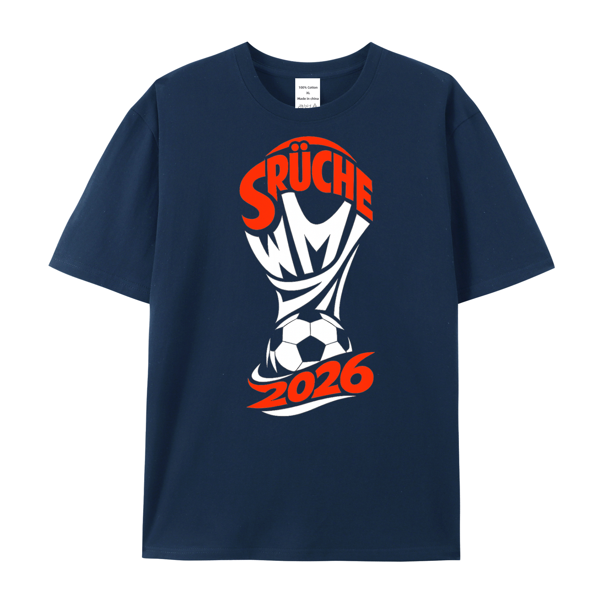 T-shirt Erlesene Anstoßparodie WM 2026 Vintage Vibe