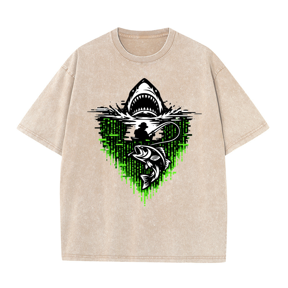 t-shirt Anglerglück am Wasser
