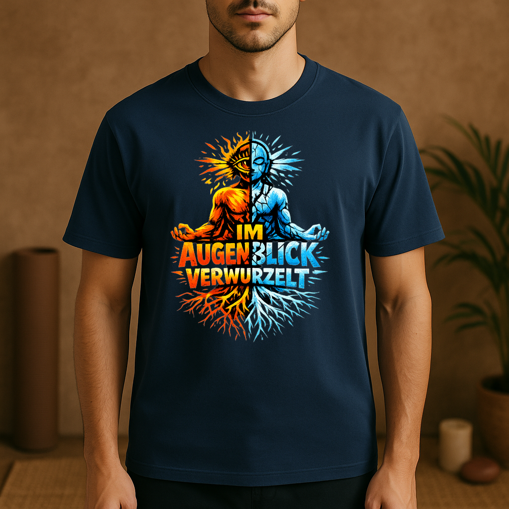 T-Shirt Augenblick Verwurzelt Yoga Balance