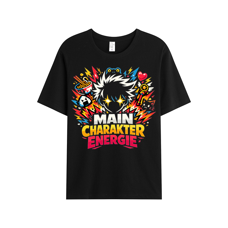 T-Shirt Main Charakter Energie Anime Vibes