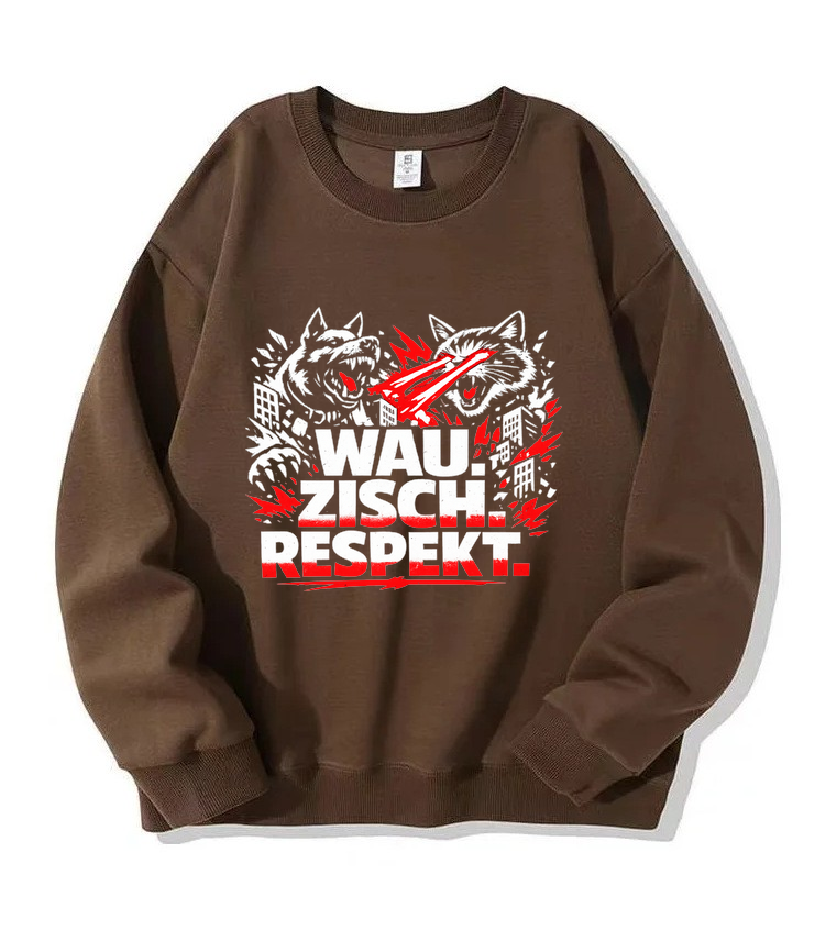 Sweatshirt Wau Zisch Respekt Haustier Vibes