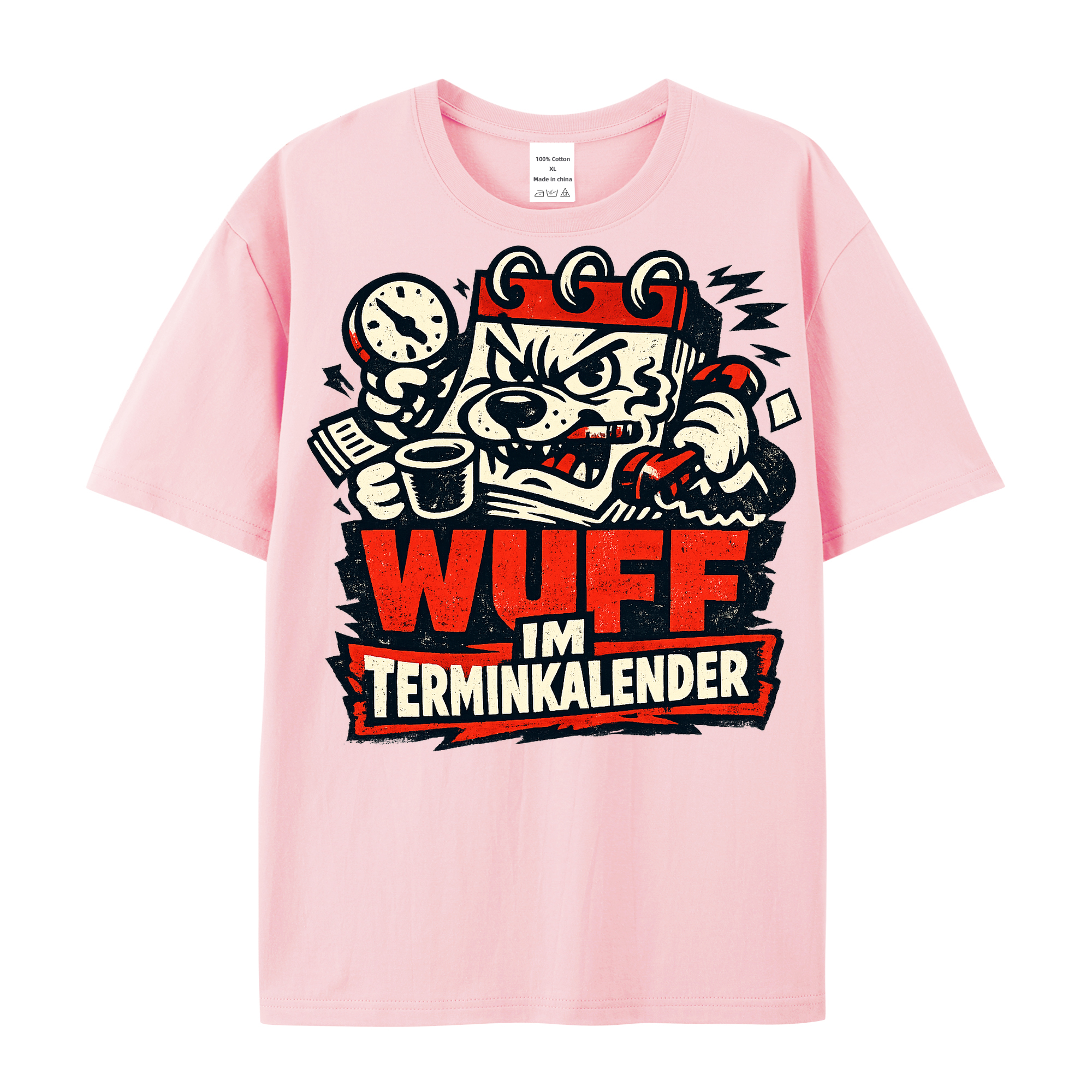 Wuff im Terminkalender t-shirt