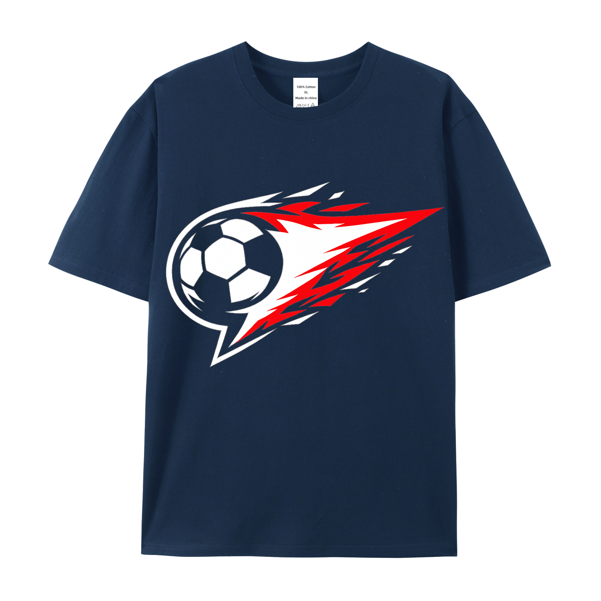 T-shirt Unaufhaltsames Flammenwappen Heldensymbol