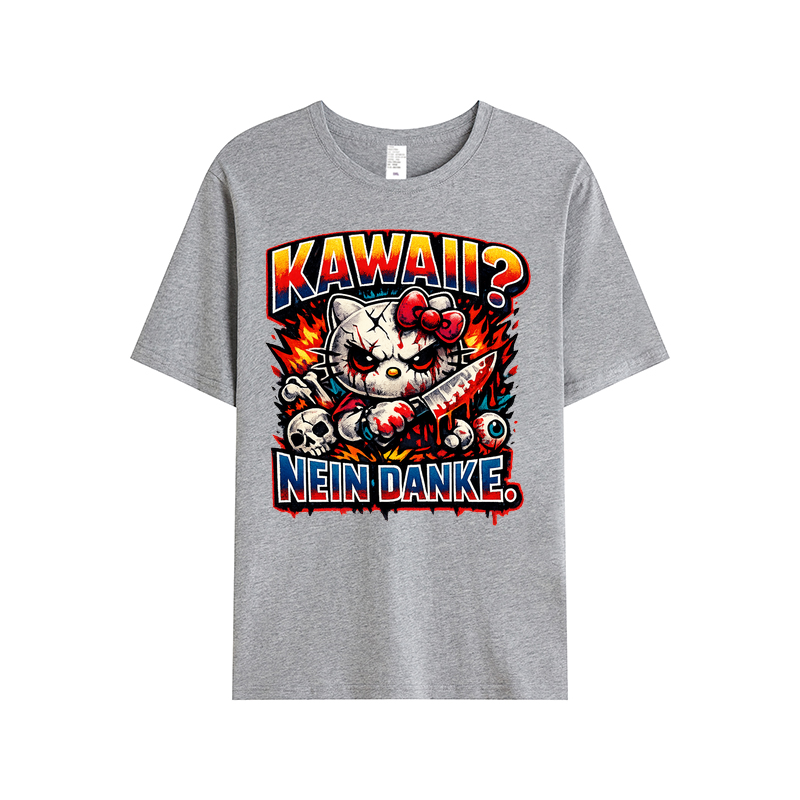 T-Shirt Kawaii Nein Danke Anime Rebel Style