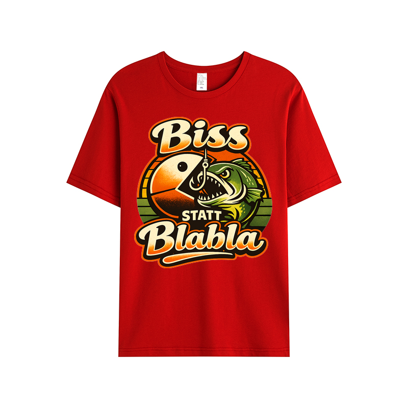 t-shirt Biss statt Blabla Angler Edition