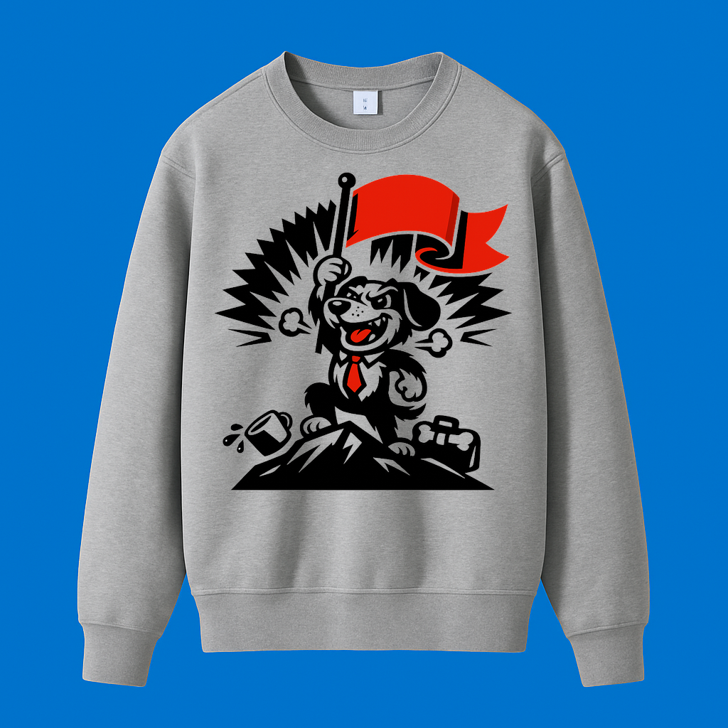 Sweatshirt Hundeherz Kuschelmodus