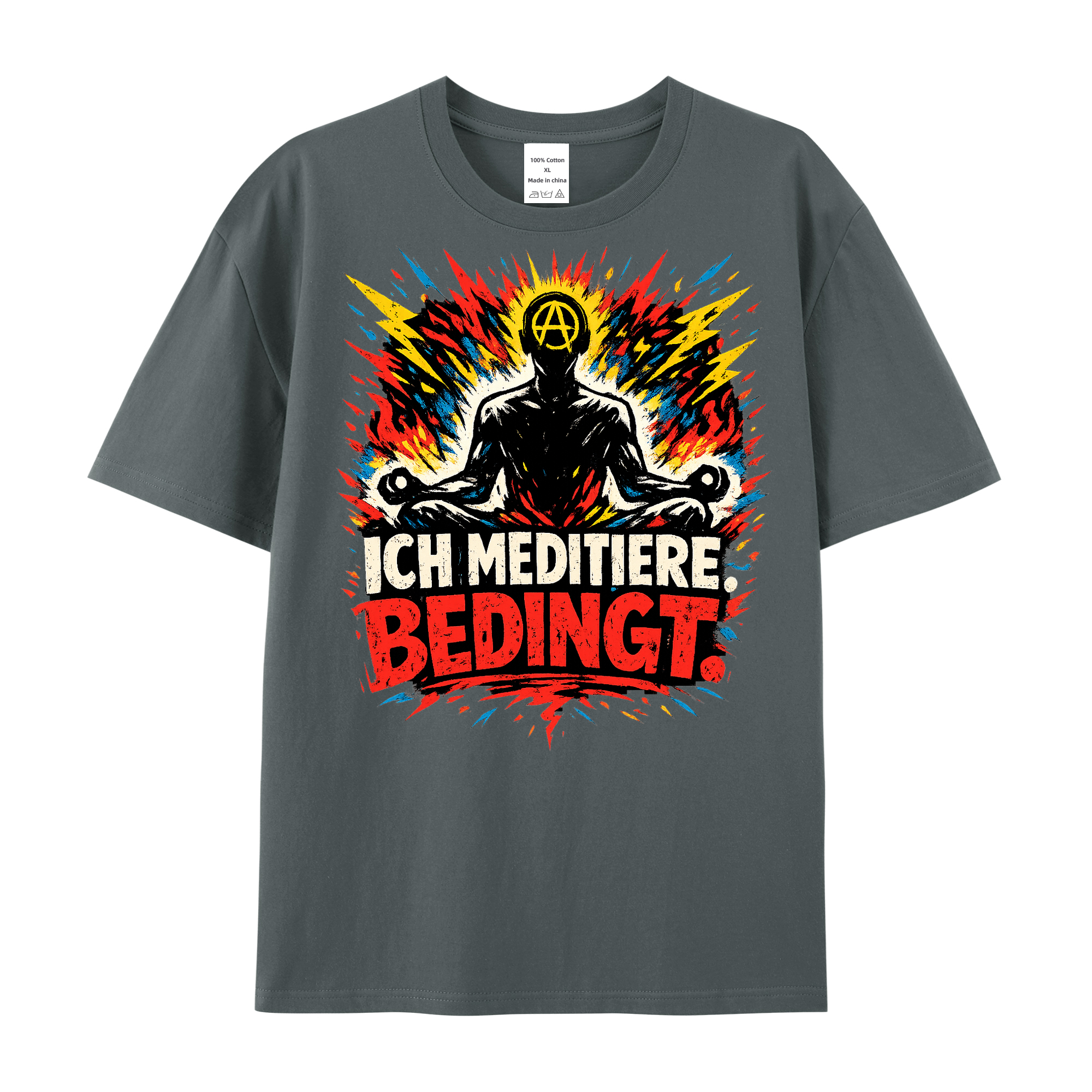T-Shirt Zen Humor Ich meditiere Bedingt