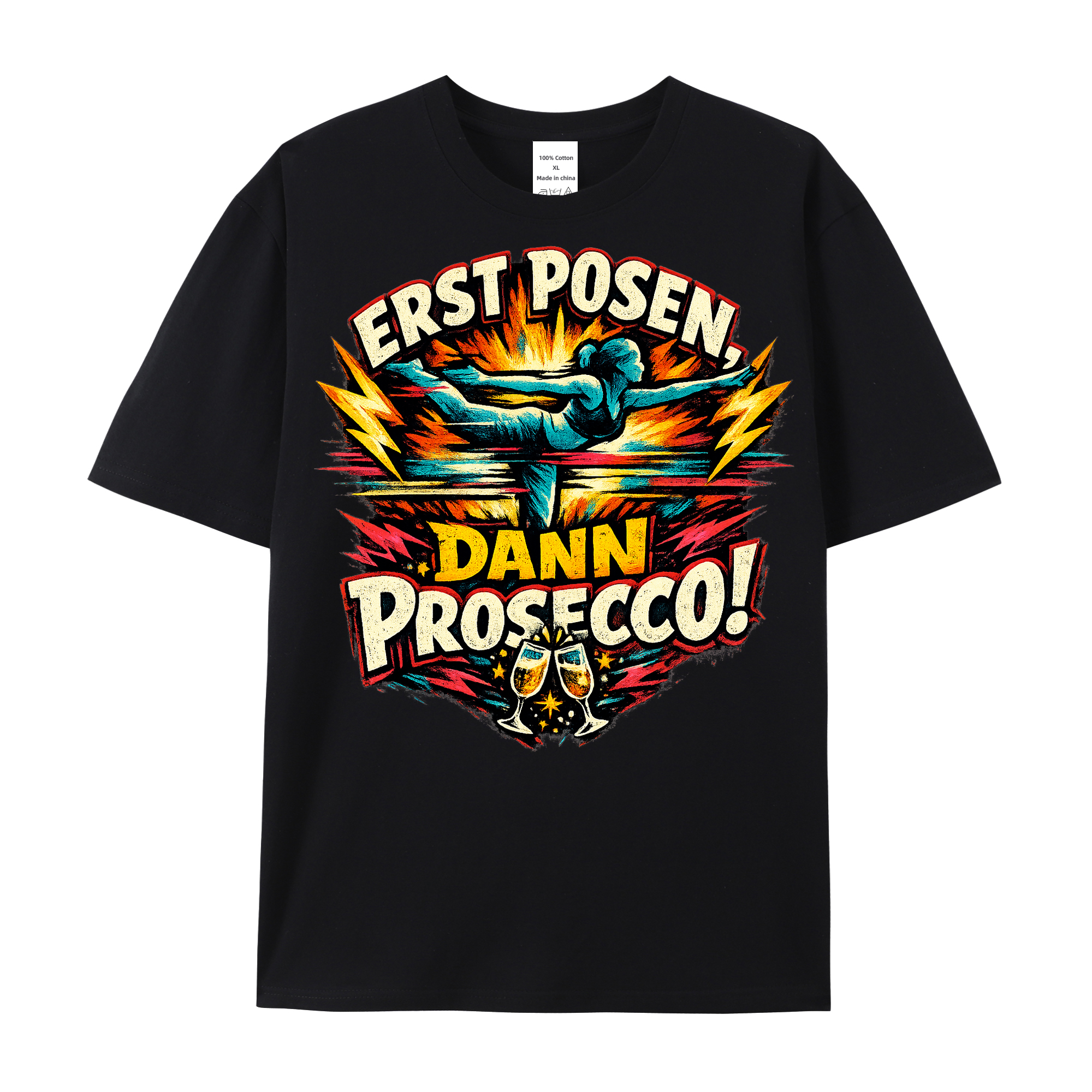 T-Shirt Pose & Prosecco Genussshootout