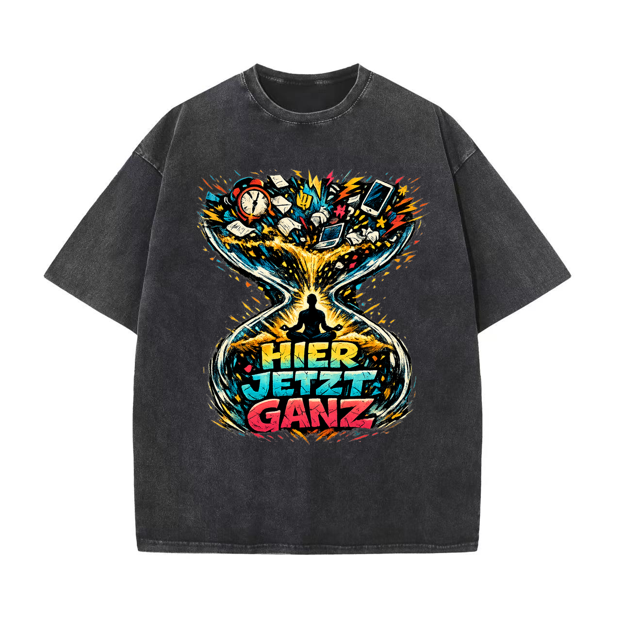 T-Shirt Yoga Zen Moment Ganzheit