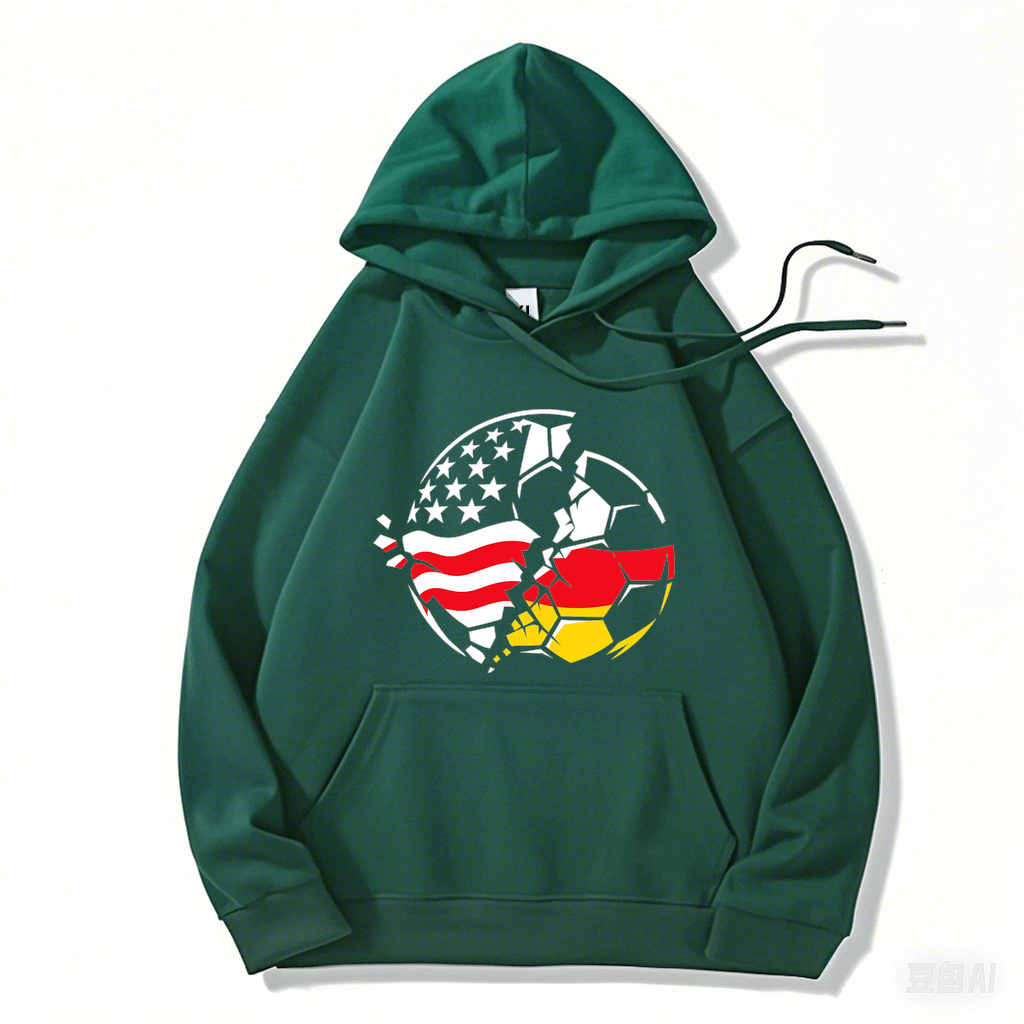 Hoodie Glitzerndes Grätschen im WM-Funkeln