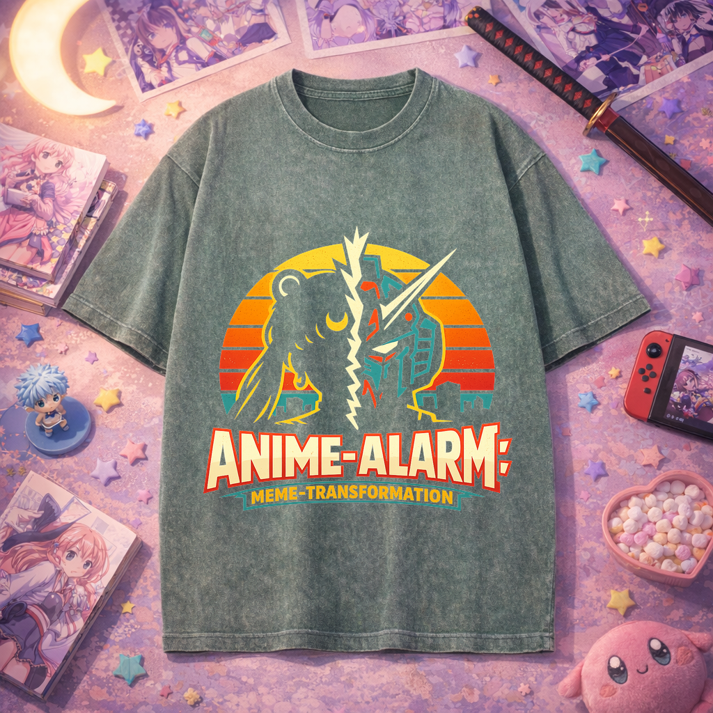 T-Shirt Anime-Alarm: Meme-Transformation