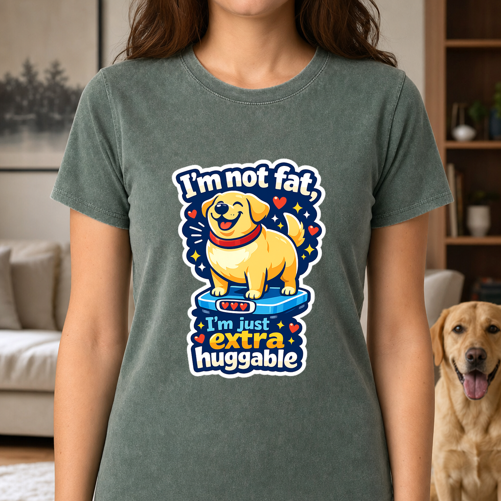 T-shirt I'm Not Fat, I'm Extra Huggable Dog