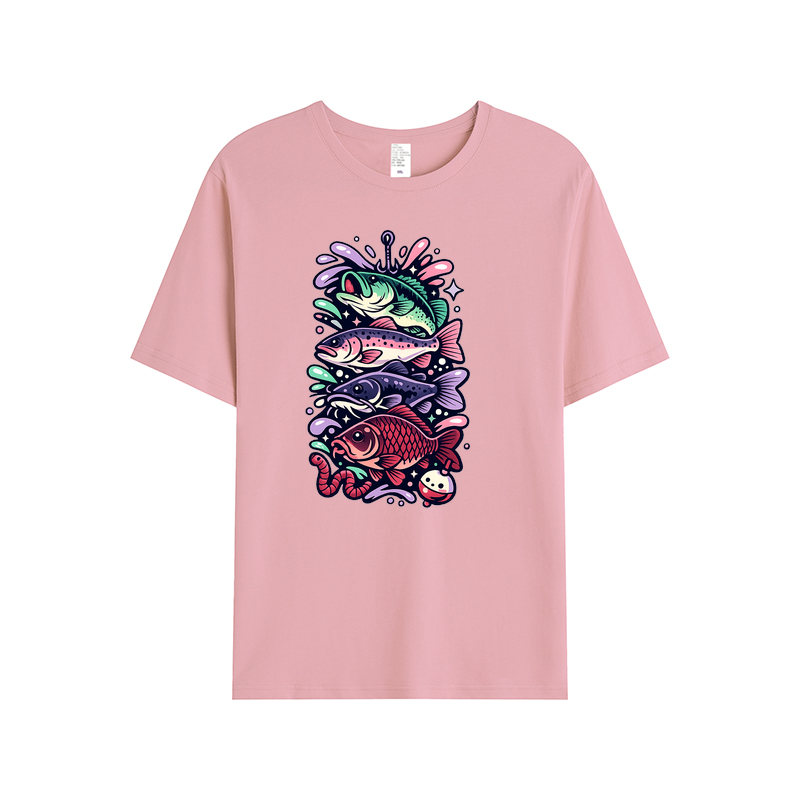 T-Shirt Anglerherz im Wellenrausch