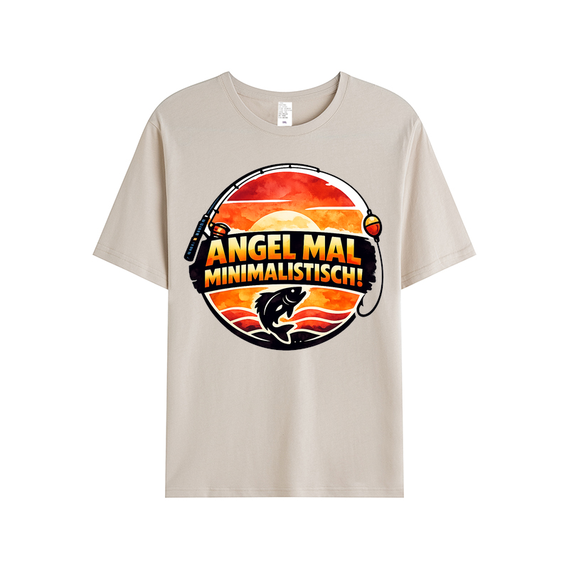 T-Shirt Minimalistisch Angeln