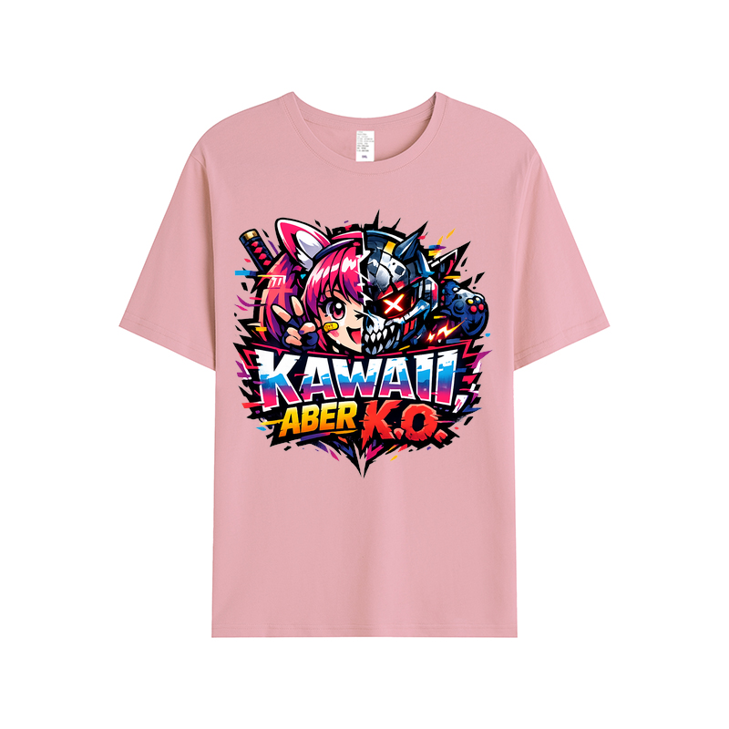 T-Shirt Kawaii K.o. Anime Vibes