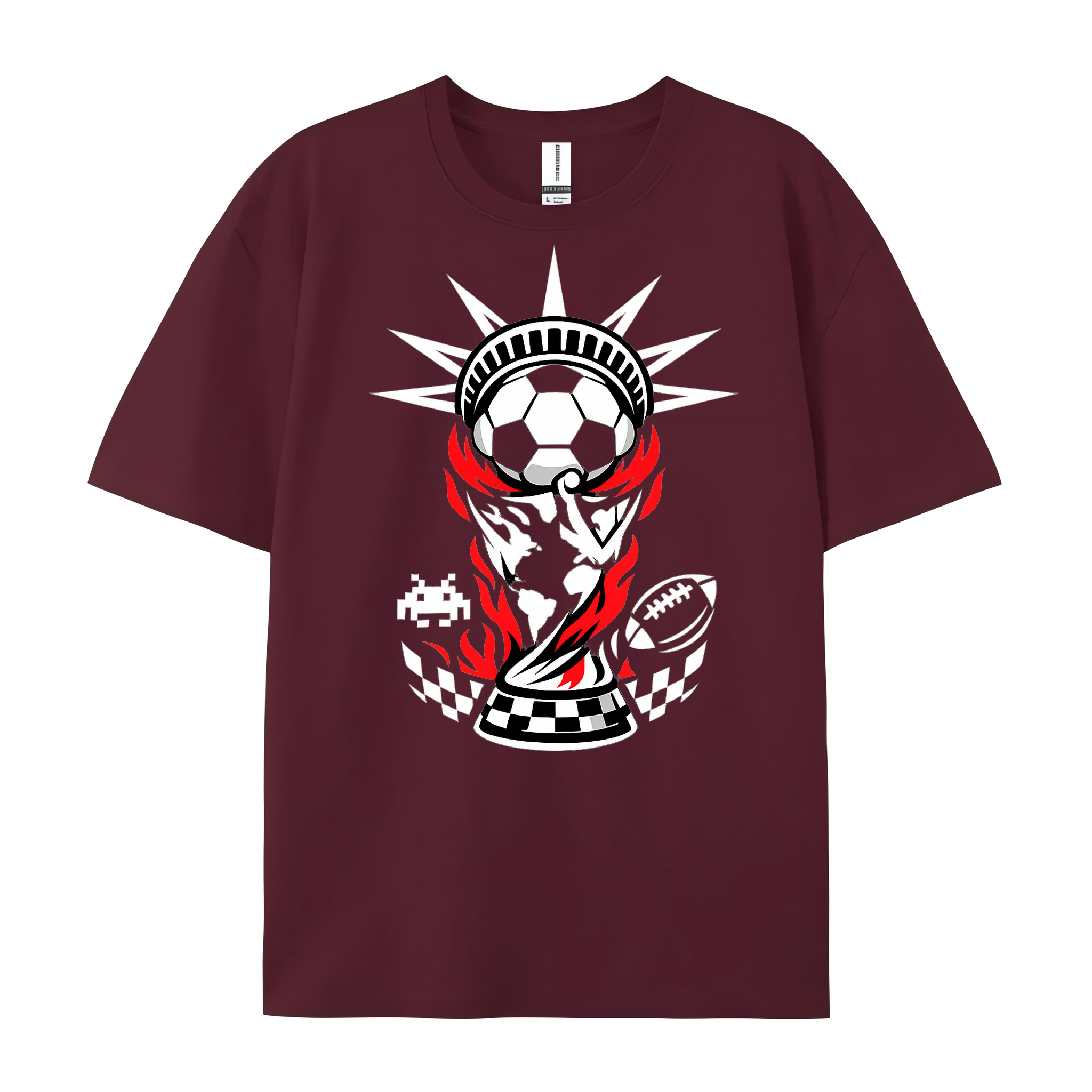 T-shirt Fusion der Champions im Sturm der Sterne