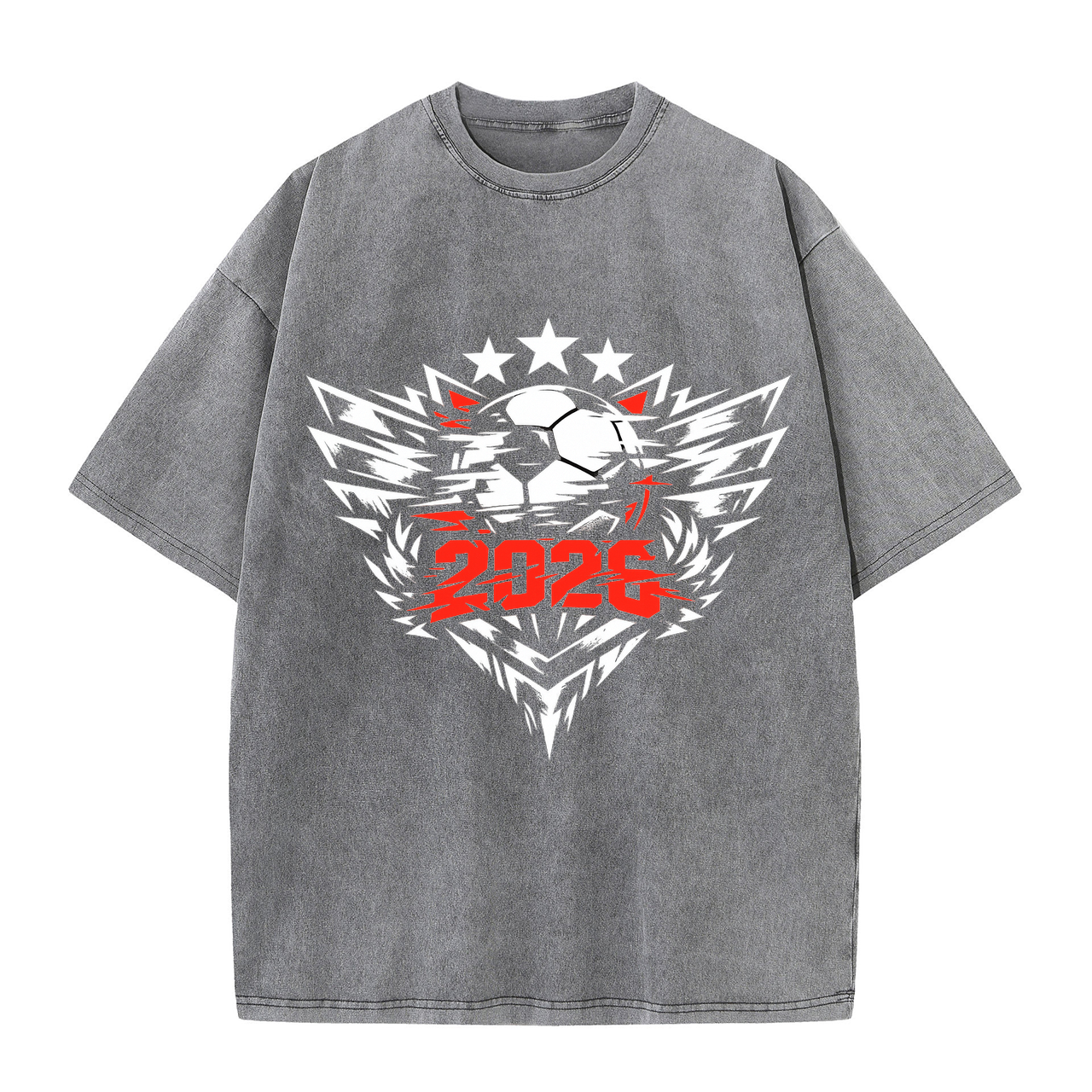 T-shirt Stahlkamm Emblem Spruchwappen WM 2026