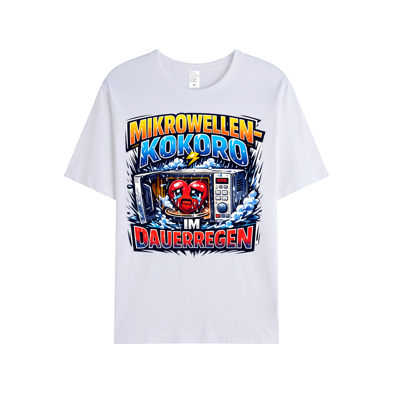 T-Shirt Mikrowellen-Kokoro im Regenflow