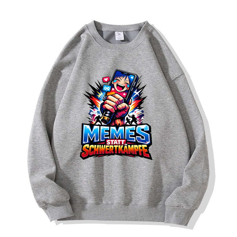 Sweatshirt Meme-Kampf statt Schwertzauber